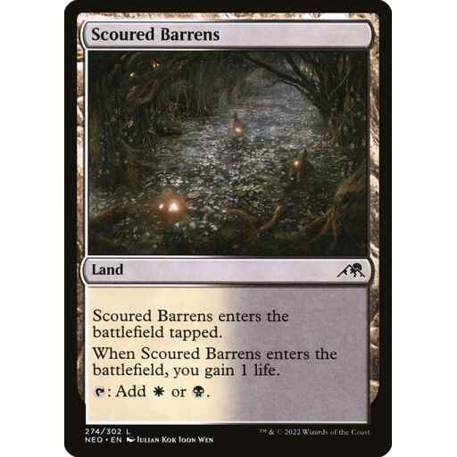 Kamigawa: Neon Dynasty - 274 - Scoured Barrens - Common - C - Non-foil
