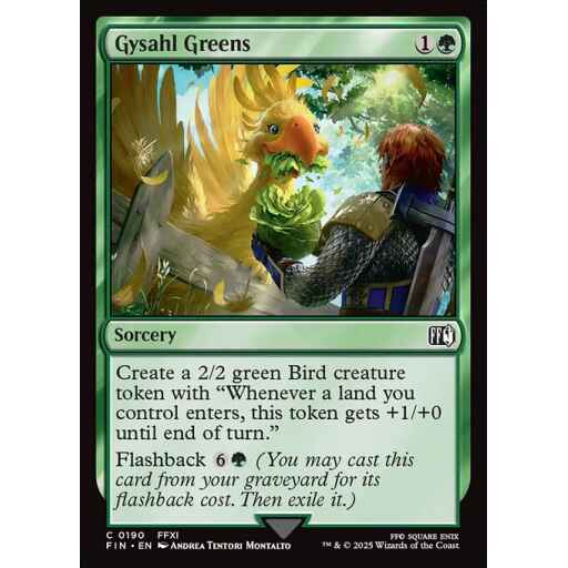 Final Fantasy - 190 - Gysahl Greens - Common - G - Non-foil