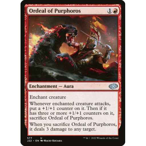 Jumpstart 2022 - 577 - Ordeal of Purphoros - Uncommon - R - Non-foil