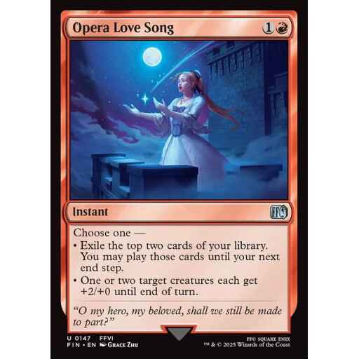 Final Fantasy - 147 - Opera Love Song - Uncommon - R - Foil