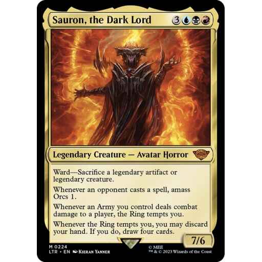 The Lord of the Rings: Tales of Middle-earth - 224 - Sauron, the Dark Lord - Mythic - Multi - Foil