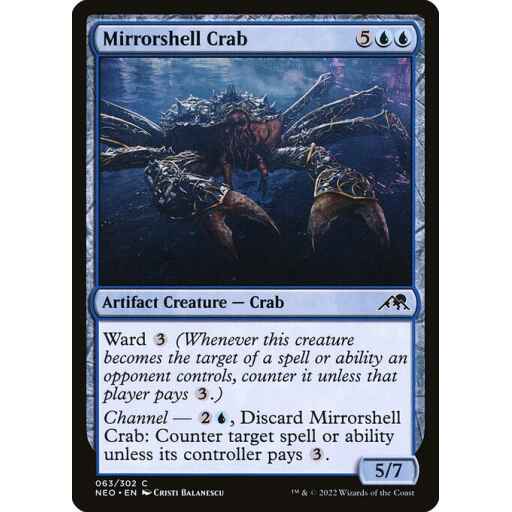Kamigawa: Neon Dynasty - 63 - Mirrorshell Crab - Common - U - Non-foil