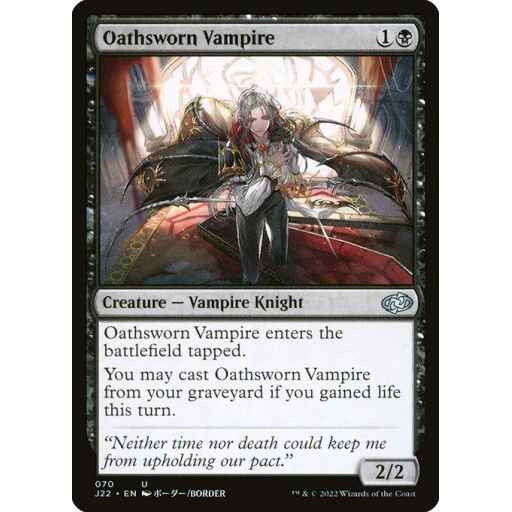 Jumpstart 2022 - 70 - Oathsworn Vampire - Uncommon - B - Non-foil