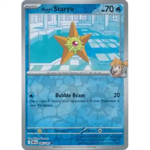 Destined Rivals - 046/182 - Misty's Staryu - Reverse Holo