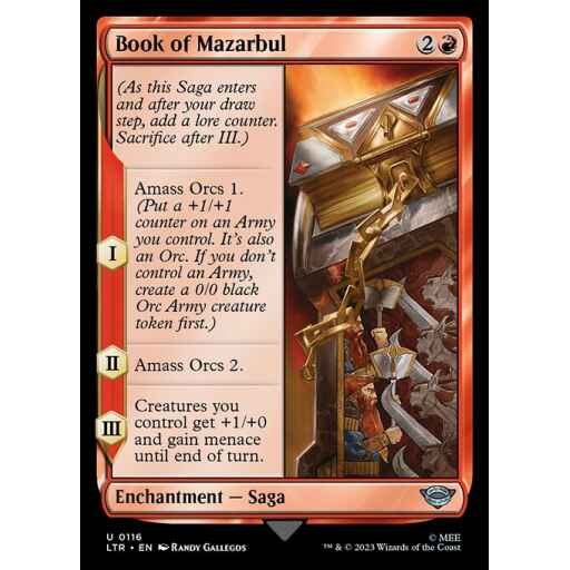 The Lord of the Rings: Tales of Middle-earth - 116 - Book of Mazarbul - Uncommon - R - Non-foil