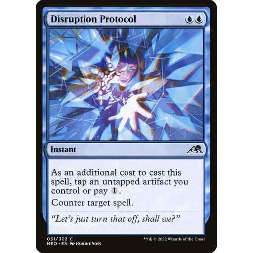 Kamigawa: Neon Dynasty - 51 - Disruption Protocol - Common - U - Foil