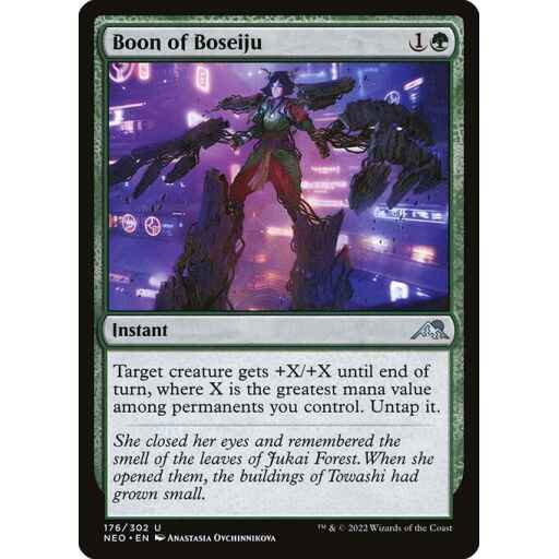 Kamigawa: Neon Dynasty - 176 - Boon of Boseiju - Uncommon - G - Non-foil
