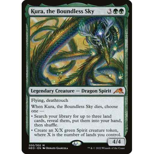 Kamigawa: Neon Dynasty - 200 - Kura, the Boundless Sky - Mythic - G - Non-foil