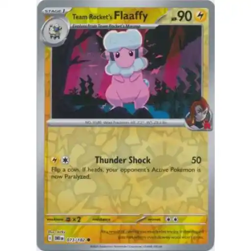 Destined Rivals - 073/182 - Team Rocket's Flaaffy - Reverse Holo