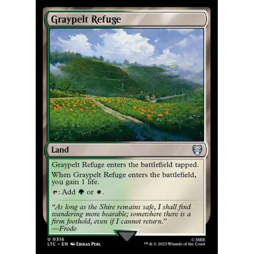 Tales of Middle-earth Commander - 316 - Graypelt Refuge - Uncommon - C - Non-foil