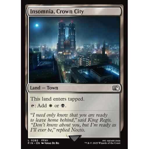 Final Fantasy - 282 - Insomnia, Crown City - Common - C - Foil