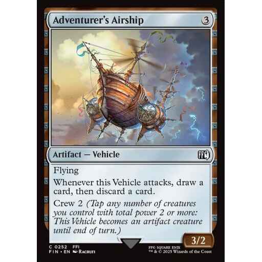 Final Fantasy - 252 - Adventurer's Airship - Common - C - Foil