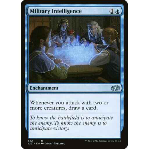 Jumpstart 2022 - 322 - Military Intelligence - Uncommon - U - Non-foil