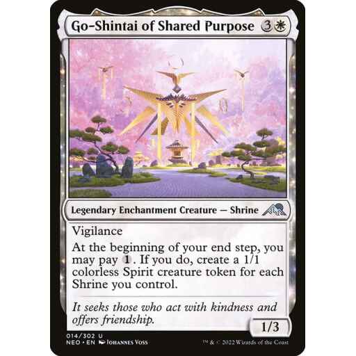 Kamigawa: Neon Dynasty - 14 - Go-Shintai of Shared Purpose - Uncommon - W - Non-foil