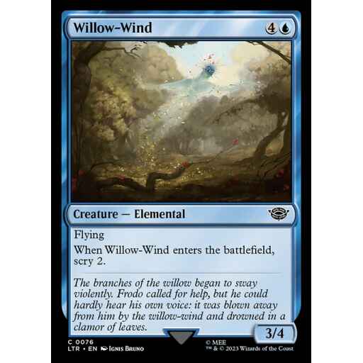 The Lord of the Rings: Tales of Middle-earth - 76 - Willow-Wind - Common - U - Non-foil
