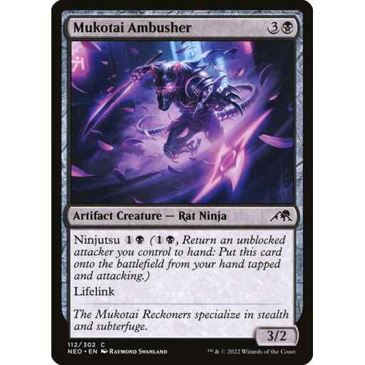 Kamigawa: Neon Dynasty - 112 - Mukotai Ambusher - Common - B - Non-foil