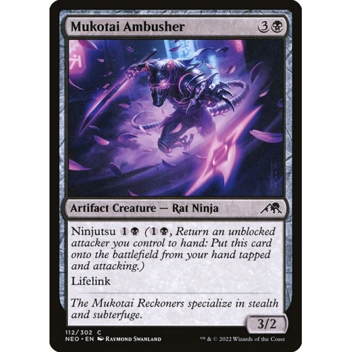 Kamigawa: Neon Dynasty - 112 - Mukotai Ambusher - Common - B - Non-foil