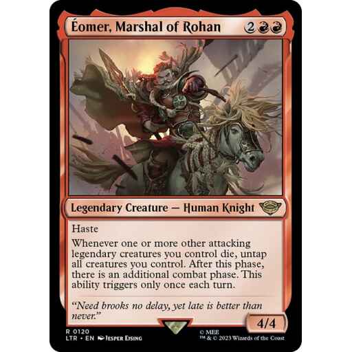 The Lord of the Rings: Tales of Middle-earth - 120 - Éomer, Marshal of Rohan - Rare - R - Non-foil