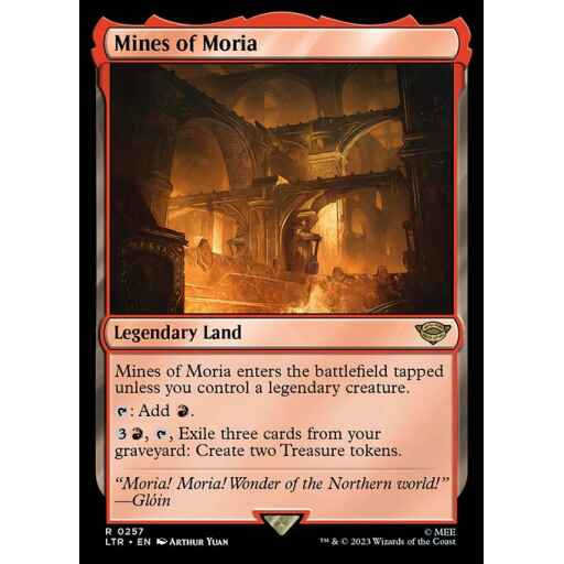 The Lord of the Rings: Tales of Middle-earth - 257 - Mines of Moria - Rare - C - Foil