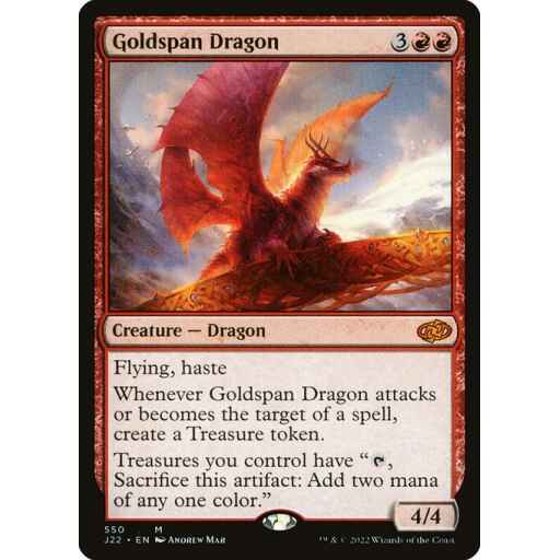 Jumpstart 2022 - 550 - Goldspan Dragon - Mythic - R - Non-foil