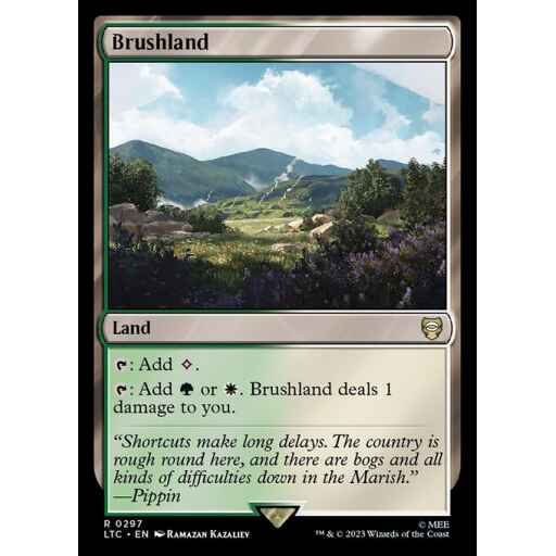 Tales of Middle-earth Commander - 297 - Brushland - Rare - C - Non-foil