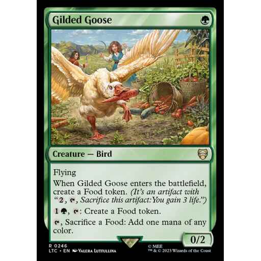Tales of Middle-earth Commander - 246 - Gilded Goose - Rare - G - Non-foil