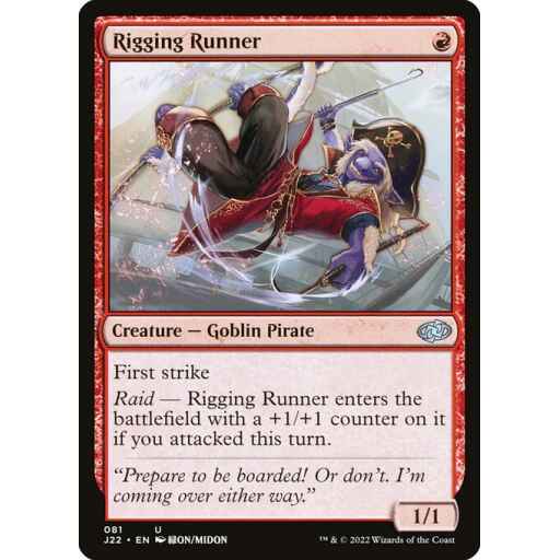 Jumpstart 2022 - 81 - Rigging Runner - Uncommon - R - Non-foil