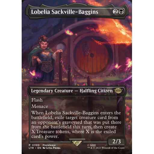 The Lord of the Rings: Tales of Middle-earth - 399 - Lobelia Sackville-Baggins - Rare - B - Non-foil