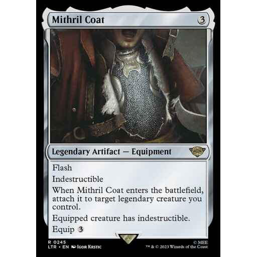 The Lord of the Rings: Tales of Middle-earth - 245 - Mithril Coat - Rare - C - Non-foil