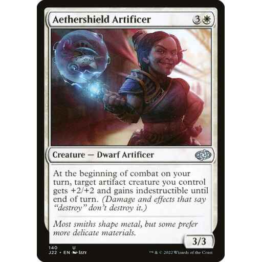 Jumpstart 2022 - 140 - Aethershield Artificer - Uncommon - W - Non-foil