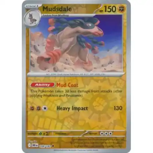 Destined Rivals - 108/182 - Mudsdale - Reverse Holo