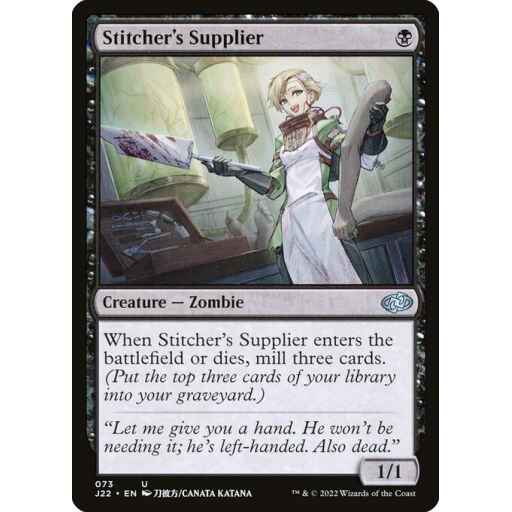 Jumpstart 2022 - 73 - Stitcher's Supplier - Uncommon - B - Non-foil