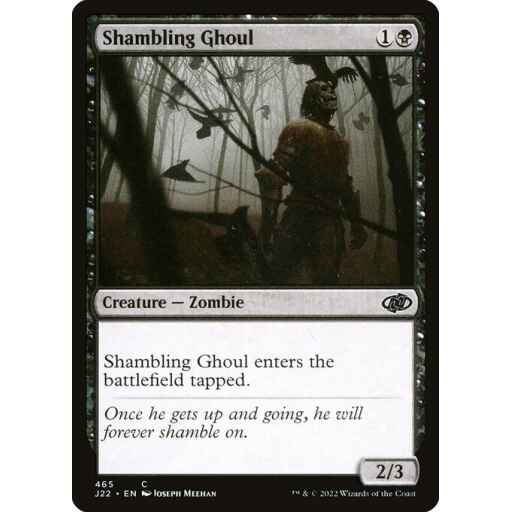 Jumpstart 2022 - 465 - Shambling Ghoul - Common - B - Non-foil