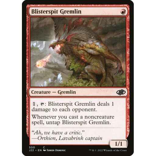 Jumpstart 2022 - 500 - Blisterspit Gremlin - Common - R - Non-foil