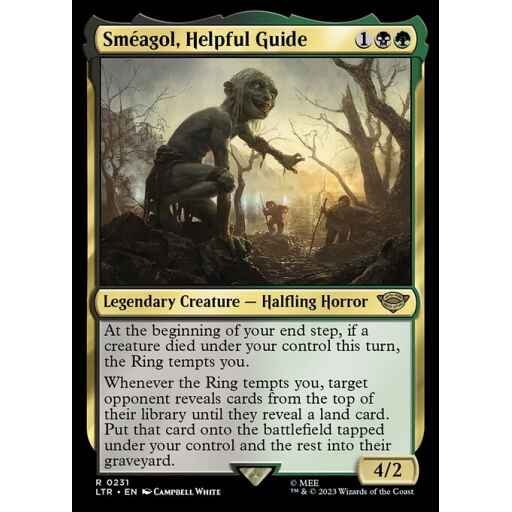 The Lord of the Rings: Tales of Middle-earth - 231 - Sméagol, Helpful Guide - Rare - BG - Foil