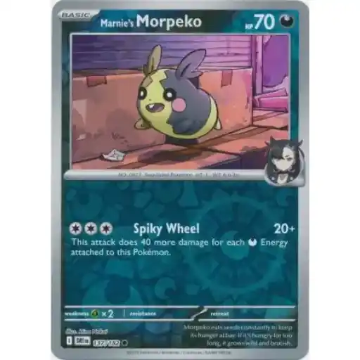 Destined Rivals - 137/182 - Marnie's Morpeko - Reverse Holo