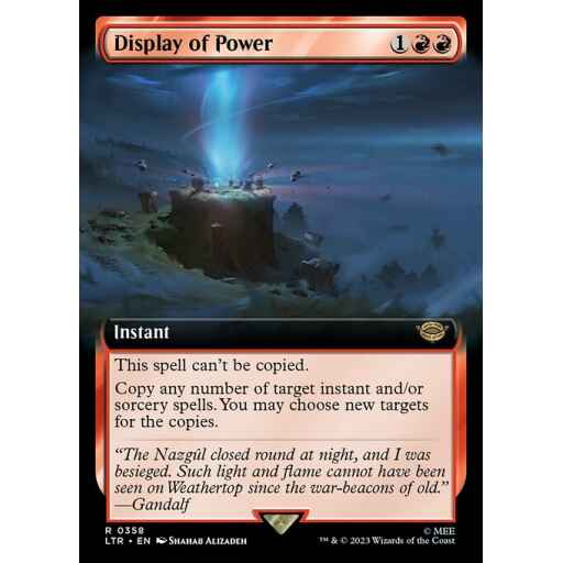 The Lord of the Rings: Tales of Middle-earth - 358 - Display of Power - Rare - R - Foil