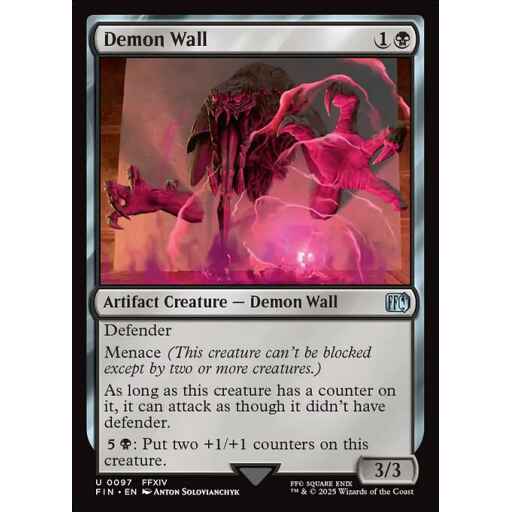 Final Fantasy - 97 - Demon Wall - Uncommon - B - Non-foil