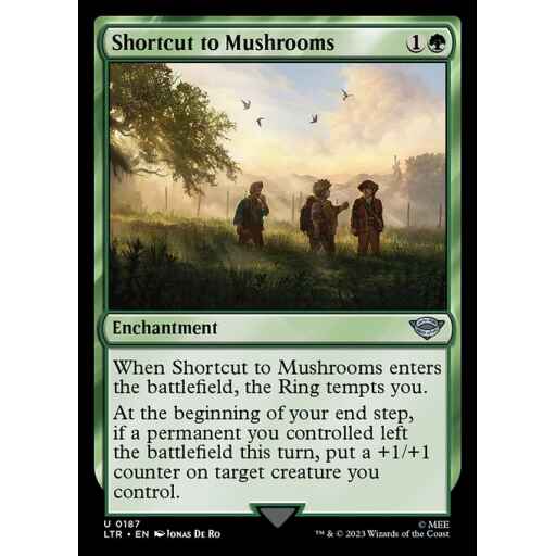 The Lord of the Rings: Tales of Middle-earth - 187 - Shortcut to Mushrooms - Uncommon - G - Non-foil