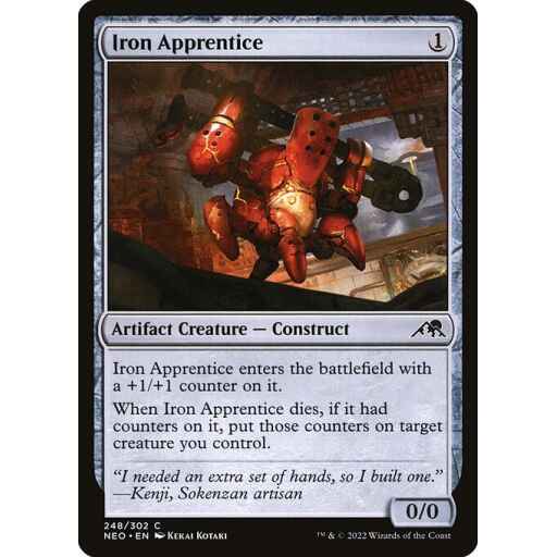 Kamigawa: Neon Dynasty - 248 - Iron Apprentice - Common - C - Non-foil
