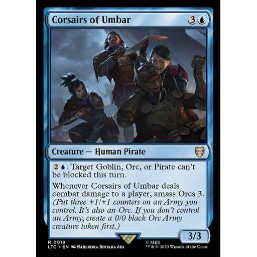 Tales of Middle-earth Commander - 19 - Corsairs of Umbar - Rare - U - Non-foil