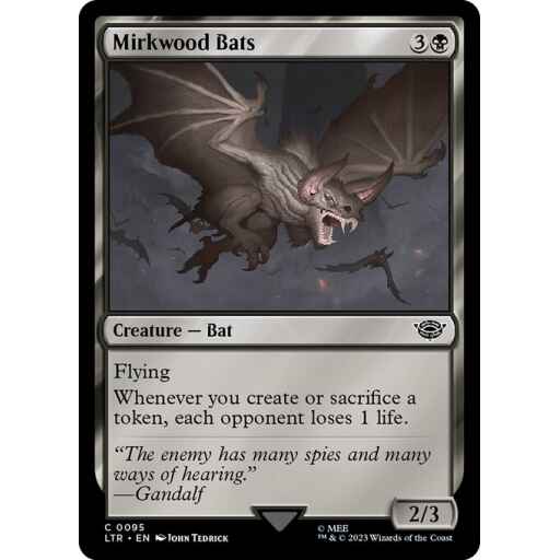 The Lord of the Rings: Tales of Middle-earth - 95 - Mirkwood Bats - Common - B - Non-foil