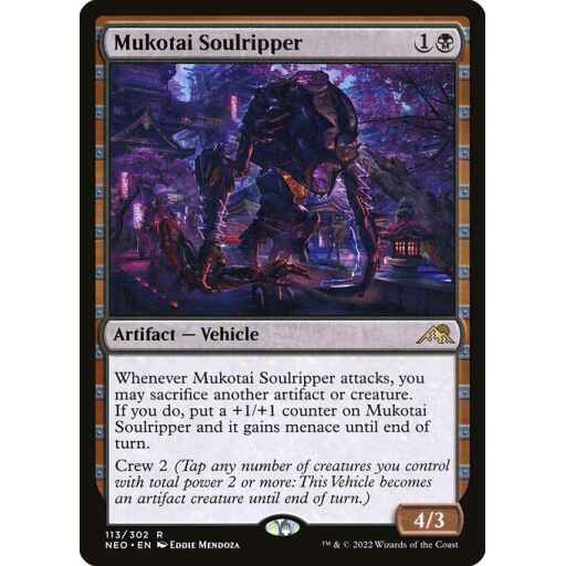 Kamigawa: Neon Dynasty - 113 - Mukotai Soulripper - Rare - B - Non-foil