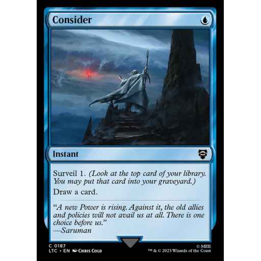 Tales of Middle-earth Commander - 187 - Consider - Common - U - Non-foil