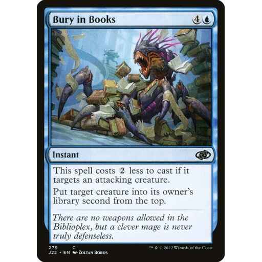 Jumpstart 2022 - 279 - Bury in Books - Common - U - Non-foil