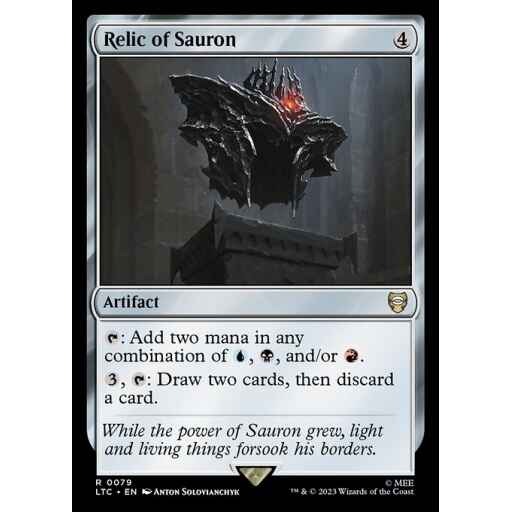 Tales of Middle-earth Commander - 79 - Relic of Sauron - Rare - C - Non-foil