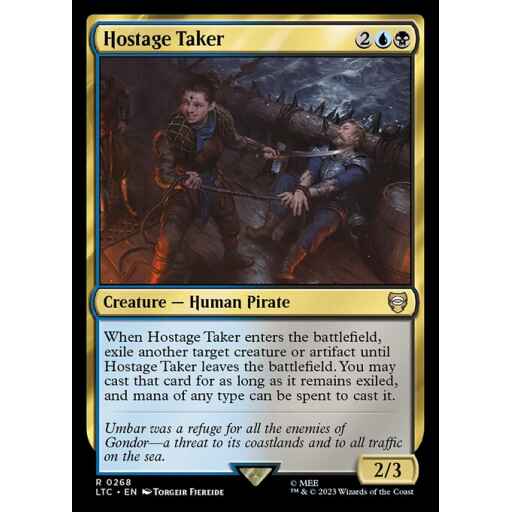 Tales of Middle-earth Commander - 268 - Hostage Taker - Rare - UB - Non-foil