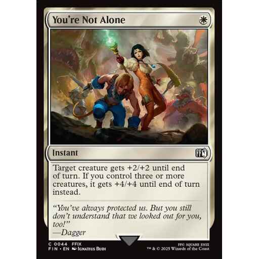 Final Fantasy - 44 - You're Not Alone - Common - W - Non-foil
