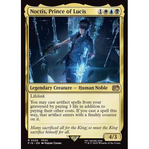 Final Fantasy - 235 - Noctis, Prince of Lucis - Rare - Multi - Non-foil
