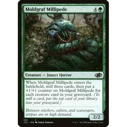 Jumpstart 2022 - 691 - Moldgraf Millipede - Common - G - Non-foil